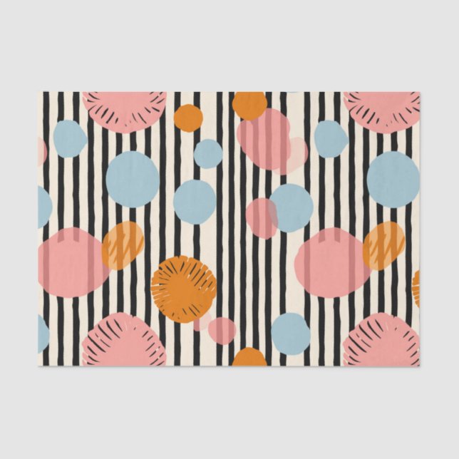Papel De Seda CandyFloss Circus Soleil Tissue Paper (Anverso)