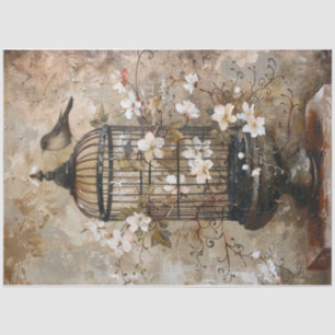 Papel De Seda Cañera de aves de corral del mundo antiguo