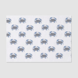 Papel De Seda Cangrejo azul