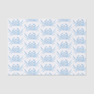 Papel De Seda Cangrejo azul