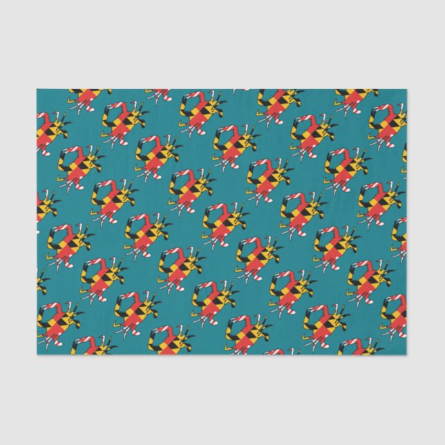 Papel De Seda Cangrejo de Maryland (Anverso)