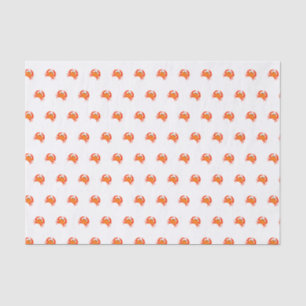 Papel De Seda Cangrejo rojo caliente naranja simple limpio fresc