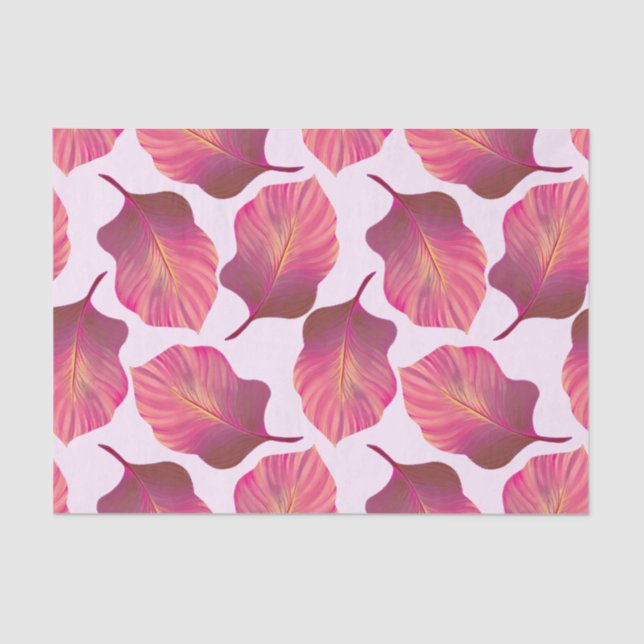 Papel De Seda Canna Tropicanna sale de rosa (Anverso)