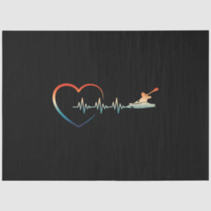 Papel De Seda Canoeing Heartbeat Kayaking