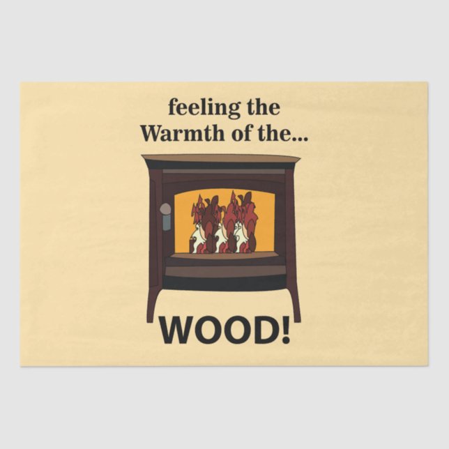 Papel De Seda Cañón de leña de leña caliente de leña (Anverso)