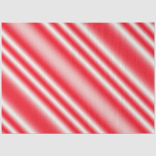 Papel De Seda Cañón Rojo Y Blanco Tirado