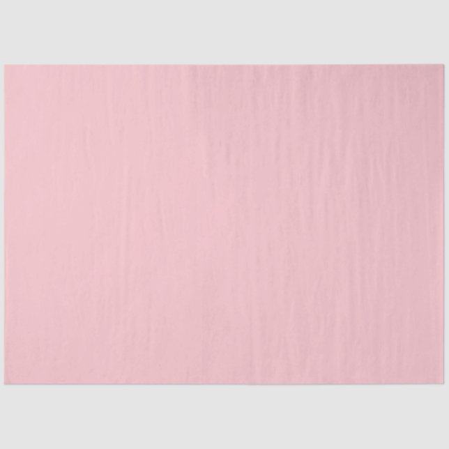 Papel De Seda Cañón suave de cerdo sólido rosa (Anverso)
