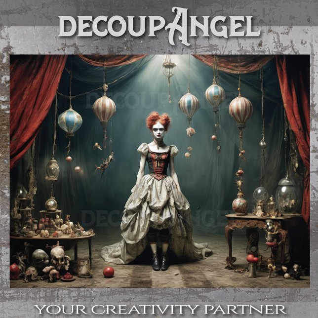 Papel De Seda Caos teatral de lo absurdo - Decoupage" (Subido por el creador)