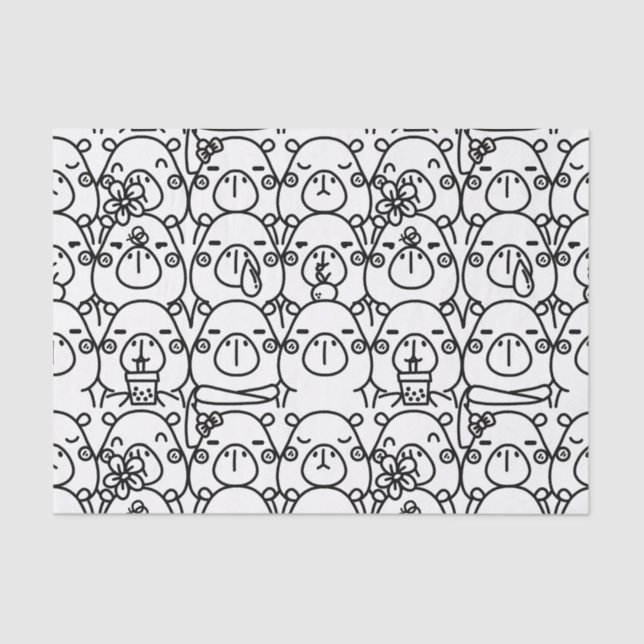 Papel De Seda Capibara (Anverso)