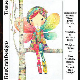 Papel De Seda Caprichosa Boho Hada Pelirroja DH1RF Decoupage