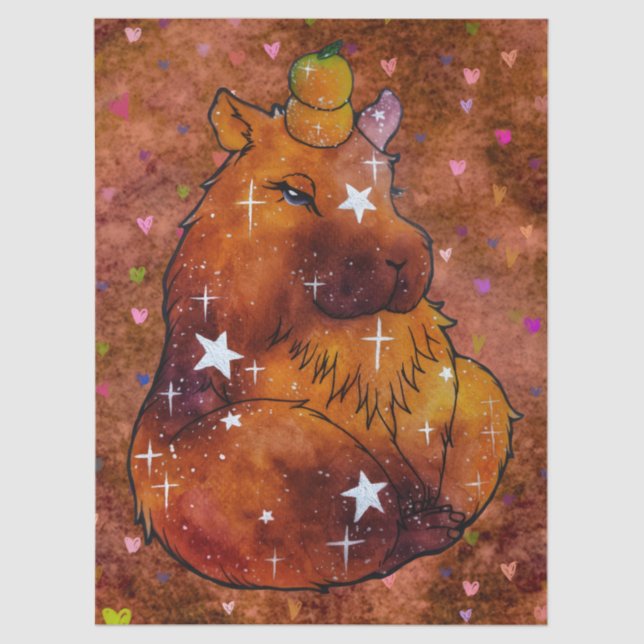 Papel De Seda Capybara named Dream (Anverso)
