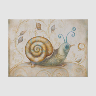 Papel De Seda Caracol de Jardín Caprichoso