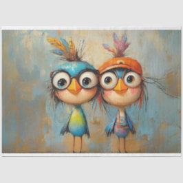 Papel De Seda Caracteres caprichosos de Decoupage Wackadoodle Br