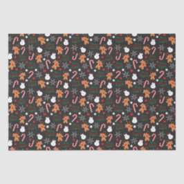 Papel De Seda Caracteres de Navidades ilustrados pequeños