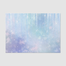 Papel De Seda Carámbanos Copos de Nieve Cristales Azul Púrpura C