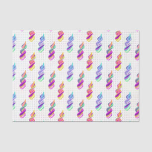Papel De Seda Carámbanos Enroscados (Diseño 11 de la Serie Púrp