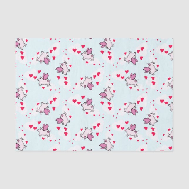 Papel De Seda Caramelos de San Valentín (Anverso)