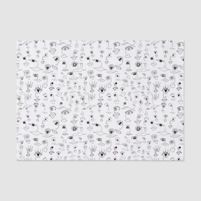 Papel De Seda Caras (Anverso)