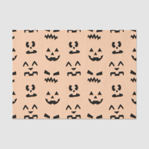 Papel De Seda Caras de calabaza pastel