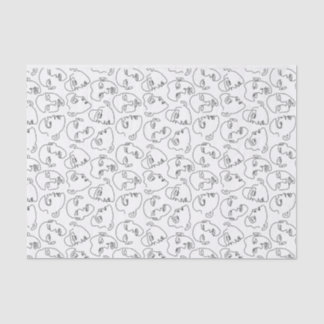 Papel De Seda Caras de línea