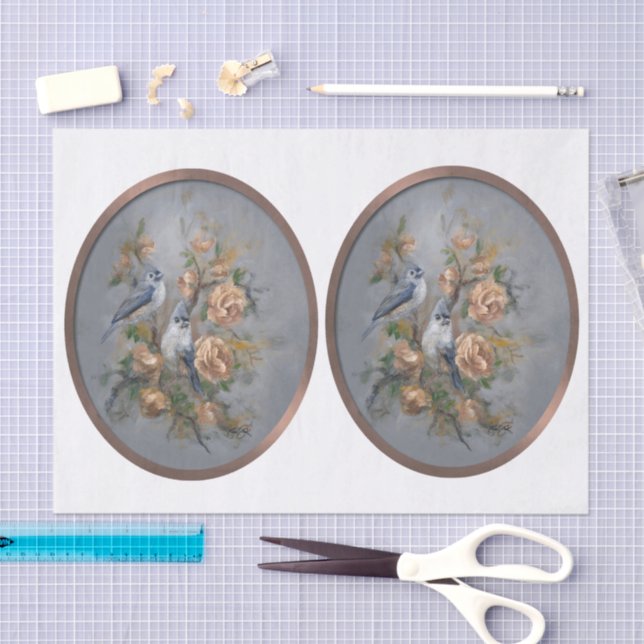 Papel De Seda Carbonero crestado (Artesanía)