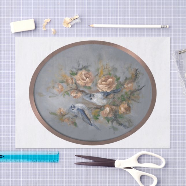 Papel De Seda Carbonero crestado (Artesanía)