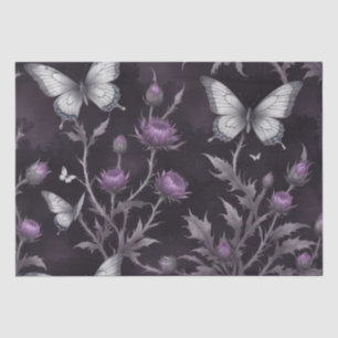 Papel De Seda Cardos y Mariposas
