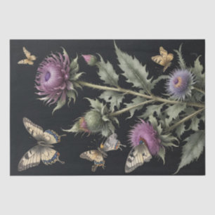 Papel De Seda Cardos y Mariposas