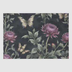 Papel De Seda Cardos y Mariposas