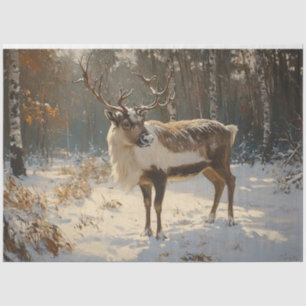 Papel De Seda Caribou en la página de desconfianza de la pintura