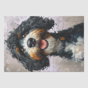 Papel De Seda Caricatura portuguesa del perro de agua