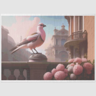 Papel De Seda Carnaciones de pájaros francesas