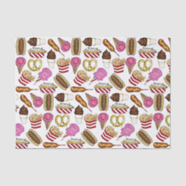 Papel De Seda Carnaval Estatal Feria Alimentos Nachos Algodón