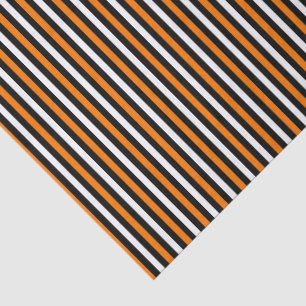 Papel De Seda Carnaval Mágico de Halloween Naranja y Negro