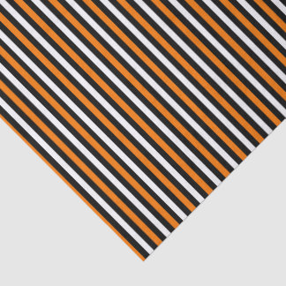 Papel De Seda Carnaval Mágico de Halloween Naranja y Negro