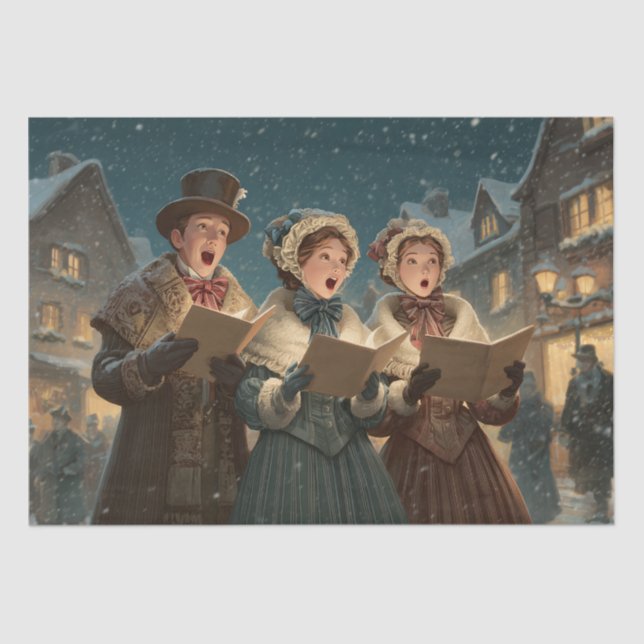 Papel De Seda Caroling (Anverso)