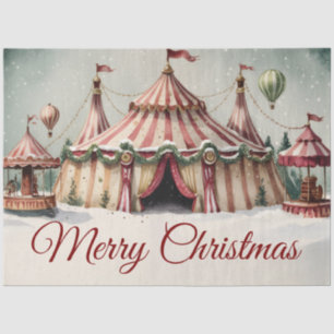 Papel De Seda Carpa de circo vintage rústica