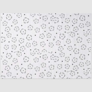 Papel De Seda Carpeta de cumpleaños con flores personalizadas