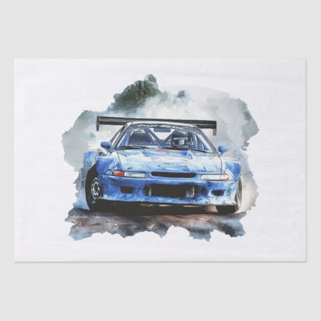 Papel De Seda Carreras de la desconexión del coche (Anverso)
