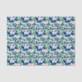 Papel De Seda Carros de golf Preppy Palm Beach