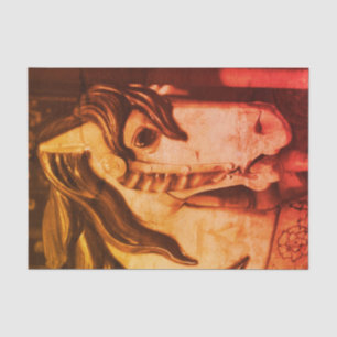 Papel De Seda Carrusel de acero silencioso Decoración de la vend