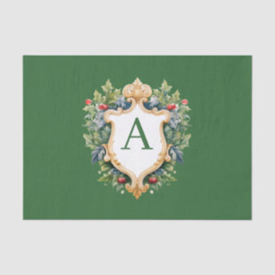 Papel De Seda Carta monográfica de Navidades elegantes