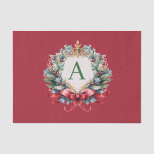 Papel De Seda Carta monográfica de Navidades elegantes