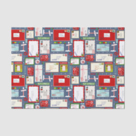 Papel De Seda Cartas a los niños a los Navidades de Santa l