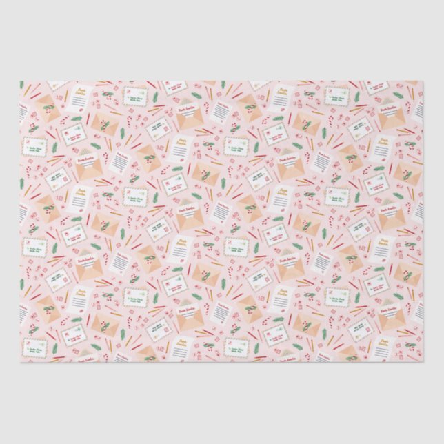 Papel De Seda Cartas aconsejables para el patrón de Navidades de (Anverso)