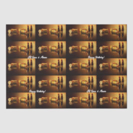 Papel De Seda Cartuchos dorados modernos