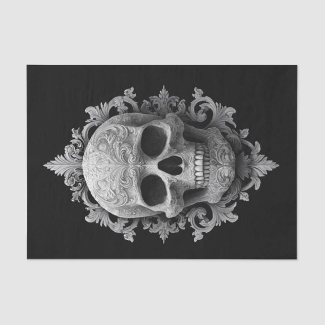 Papel De Seda Carved Skull (Anverso)