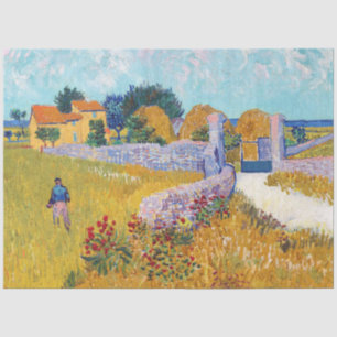 Papel De Seda Casa de campo en Provenza, Van Gogh