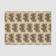 Casa de invierno Antigua pergamino victoriano 