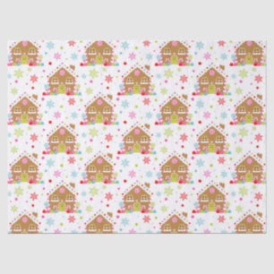 Papel De Seda Casa de Pan de Jengibre – Diseño Navideño Capricho